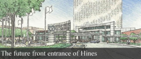 Future Hines VA Hospital Entrance